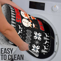 Chillin With My Snowmies Christmas Bathroom Set Xmas Holiday Patterns - Wonder Print Shop