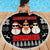 Chillin With My Snowmies Christmas Beach Blanket Xmas Holiday Patterns - Wonder Print Shop
