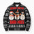 Chillin With My Snowmies Christmas Bomber Puffer Jacket Xmas Holiday Patterns - Wonder Print Shop