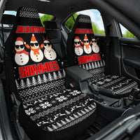 Chillin With My Snowmies Christmas Car Seat Cover Xmas Holiday Patterns - Wonder Print Shop