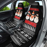 Chillin With My Snowmies Christmas Car Seat Cover Xmas Holiday Patterns - Wonder Print Shop