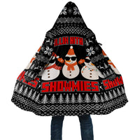 Chillin With My Snowmies Christmas Cloak Xmas Holiday Patterns - Wonder Print Shop