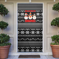 Chillin With My Snowmies Christmas Door Cover Xmas Holiday Patterns - Wonder Print Shop