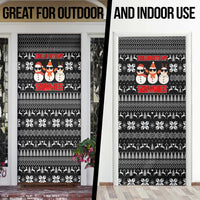Chillin With My Snowmies Christmas Door Cover Xmas Holiday Patterns - Wonder Print Shop