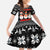 Chillin With My Snowmies Christmas Family Matching Off The Shoulder Long Sleeve Dress and Hawaiian Shirt Xmas Holiday Patterns - Wonder Print Shop