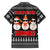 Chillin With My Snowmies Christmas Family Matching Off The Shoulder Long Sleeve Dress and Hawaiian Shirt Xmas Holiday Patterns - Wonder Print Shop