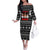 Chillin With My Snowmies Christmas Family Matching Off The Shoulder Long Sleeve Dress and Hawaiian Shirt Xmas Holiday Patterns - Wonder Print Shop