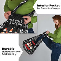 Chillin With My Snowmies Christmas Grocery Bag Xmas Holiday Patterns - Wonder Print Shop