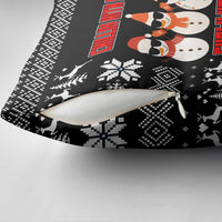 Chillin With My Snowmies Christmas Pillow Cover Xmas Holiday Patterns - Wonder Print Shop