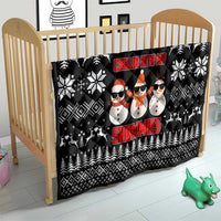 Chillin With My Snowmies Christmas Quilt Xmas Holiday Patterns - Wonder Print Shop