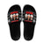 Chillin With My Snowmies Christmas Slide Sandals Xmas Holiday Patterns - Wonder Print Shop