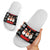 Chillin With My Snowmies Christmas Slide Sandals Xmas Holiday Patterns - Wonder Print Shop