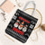 Chillin With My Snowmies Christmas Tote Bag Xmas Holiday Patterns - Wonder Print Shop