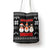 Chillin With My Snowmies Christmas Tote Bag Xmas Holiday Patterns - Wonder Print Shop