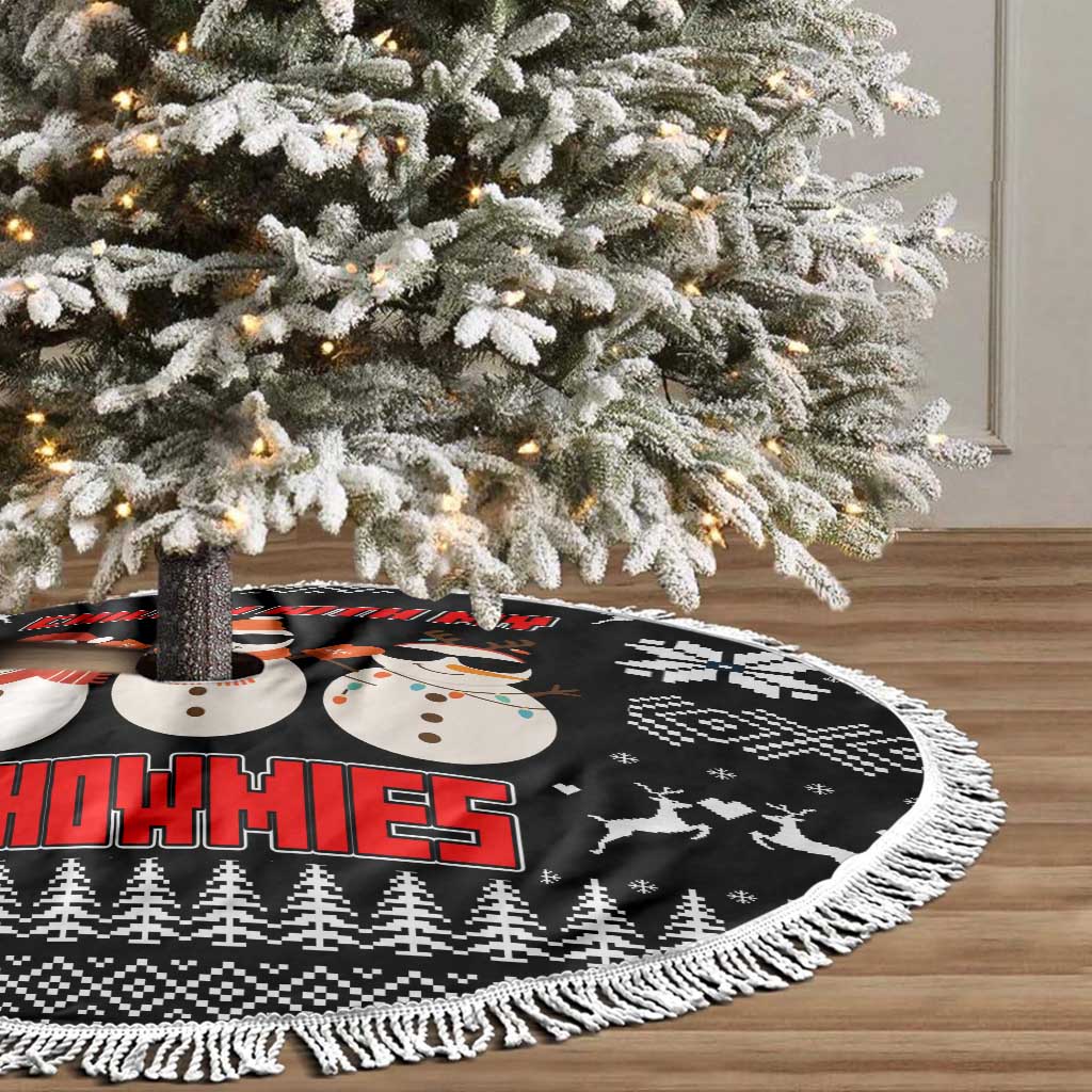 Chillin With My Snowmies Christmas Tree Skirt Xmas Holiday Patterns - Wonder Print Shop