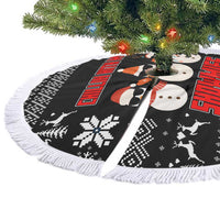 Chillin With My Snowmies Christmas Tree Skirt Xmas Holiday Patterns - Wonder Print Shop