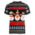 Chillin With My Snowmies Christmas Women V-Neck T-Shirt Xmas Holiday Patterns - Wonder Print Shop