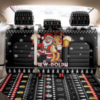 Christmas Brewdolph Reindeer Back Car Seat Cover Xmas Holiday Patterns - Wonder Print Shop