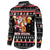 Christmas Brewdolph Reindeer Button Sweatshirt Xmas Holiday Patterns - Wonder Print Shop