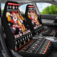 Christmas Brewdolph Reindeer Car Seat Cover Xmas Holiday Patterns - Wonder Print Shop
