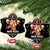 Christmas Brewdolph Reindeer Ceramic Ornament Xmas Holiday Patterns - Wonder Print Shop