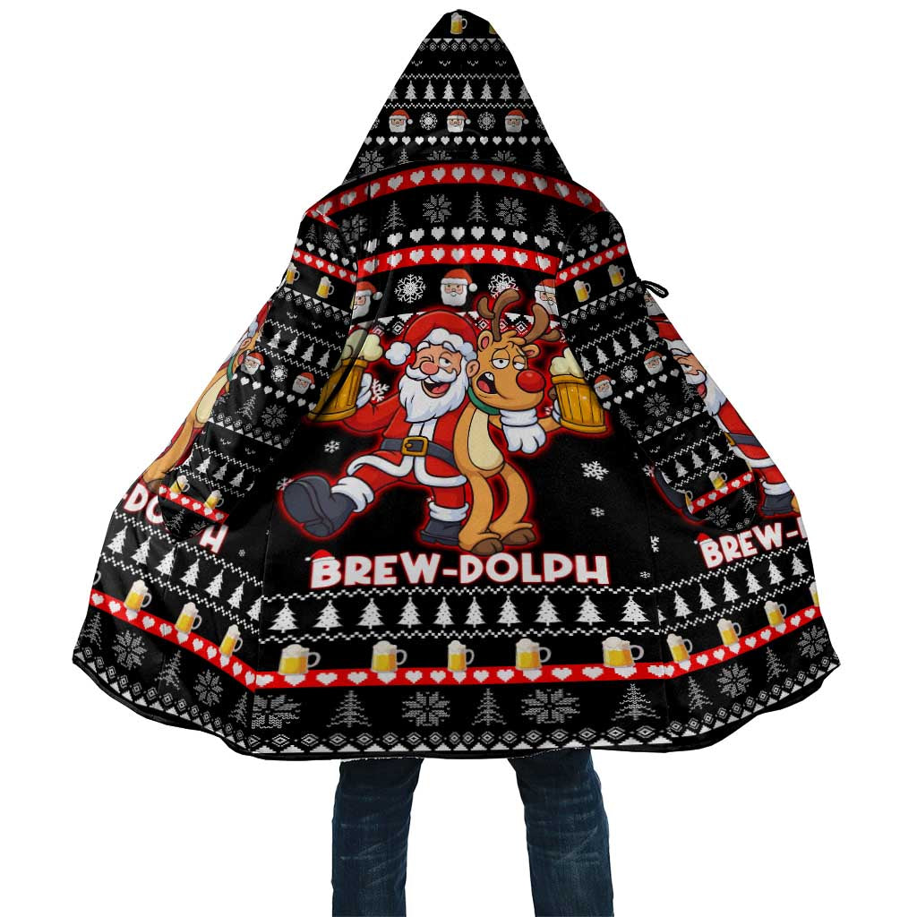 Christmas Brewdolph Reindeer Cloak Xmas Holiday Patterns - Wonder Print Shop