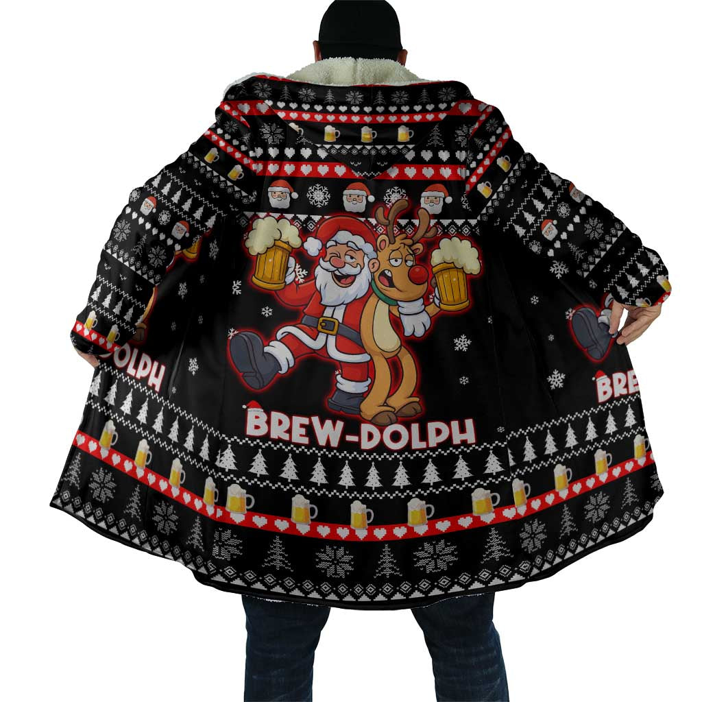Christmas Brewdolph Reindeer Cloak Xmas Holiday Patterns - Wonder Print Shop