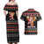 Christmas Brewdolph Reindeer Couples Matching Off Shoulder Maxi Dress and Hawaiian Shirt Xmas Holiday Patterns - Wonder Print Shop