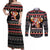 Christmas Brewdolph Reindeer Couples Matching Off Shoulder Maxi Dress and Long Sleeve Button Shirt Xmas Holiday Patterns - Wonder Print Shop