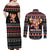 Christmas Brewdolph Reindeer Couples Matching Off Shoulder Maxi Dress and Long Sleeve Button Shirt Xmas Holiday Patterns - Wonder Print Shop