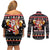 Christmas Brewdolph Reindeer Couples Matching Off Shoulder Short Dress and Long Sleeve Button Shirt Xmas Holiday Patterns - Wonder Print Shop
