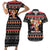 Christmas Brewdolph Reindeer Couples Matching Short Sleeve Bodycon Dress and Hawaiian Shirt Xmas Holiday Patterns - Wonder Print Shop