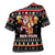 Christmas Brewdolph Reindeer Cross Shoulder Shirt Xmas Holiday Patterns - Wonder Print Shop