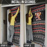 Christmas Brewdolph Reindeer Door Cover Xmas Holiday Patterns - Wonder Print Shop