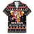 Christmas Brewdolph Reindeer Family Matching Summer Maxi Dress and Hawaiian Shirt Xmas Holiday Patterns - Wonder Print Shop