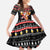 Christmas Brewdolph Reindeer Kid Short Sleeve Dress Xmas Holiday Patterns - Wonder Print Shop
