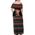 Christmas Brewdolph Reindeer Off Shoulder Maxi Dress Xmas Holiday Patterns - Wonder Print Shop