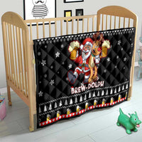 Christmas Brewdolph Reindeer Quilt Xmas Holiday Patterns - Wonder Print Shop
