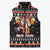 Christmas Brewdolph Reindeer Sleeveless Puffer Jacket Xmas Holiday Patterns - Wonder Print Shop