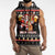 Christmas Brewdolph Reindeer Sleeveless Zip Hoodie Xmas Holiday Patterns - Wonder Print Shop