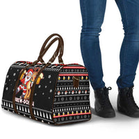 Christmas Brewdolph Reindeer Travel Bag Xmas Holiday Patterns - Wonder Print Shop