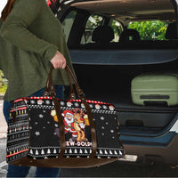 Christmas Brewdolph Reindeer Travel Bag Xmas Holiday Patterns - Wonder Print Shop