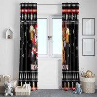 Christmas Brewdolph Reindeer Window Curtain Xmas Holiday Patterns - Wonder Print Shop