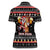 Christmas Brewdolph Reindeer Women Polo Shirt Xmas Holiday Patterns - Wonder Print Shop