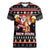Christmas Brewdolph Reindeer Women V-Neck T-Shirt Xmas Holiday Patterns - Wonder Print Shop