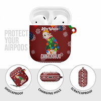 Chihuahua Dog Attitude Christmas AirPods Case Xmas Holiday Patterns - Wonder Print Shop