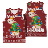 Chihuahua Dog Attitude Christmas Basketball Jersey Xmas Holiday Patterns - Wonder Print Shop