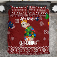 Chihuahua Dog Attitude Christmas Bedding Set Xmas Holiday Patterns - Wonder Print Shop