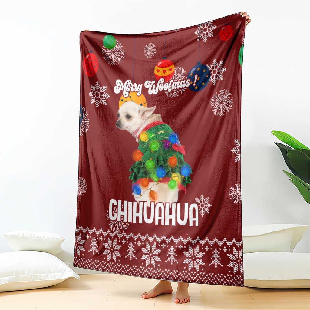 Chihuahua Dog Attitude Christmas Blanket Xmas Holiday Patterns - Wonder Print Shop