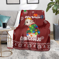 Chihuahua Dog Attitude Christmas Blanket Xmas Holiday Patterns - Wonder Print Shop
